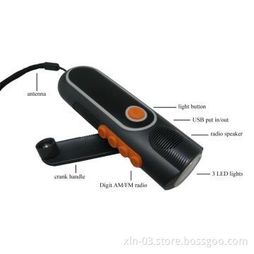 Mini flashlight,dynamo torch light radio,dynamo torch hand crank
